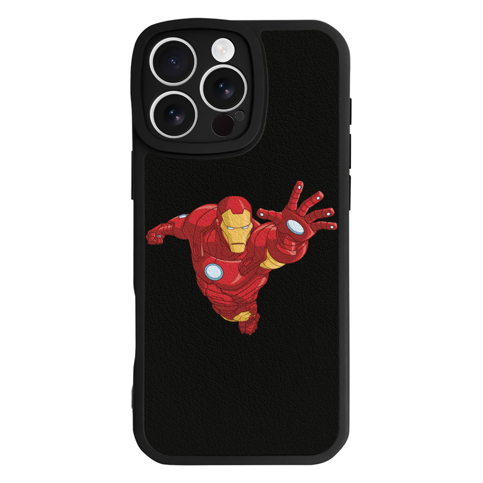 （画像用） アベンジャーズ The Avengers 【iPhone 16シリーズ対応】シリコンスマホケース（レザー調） 材質：シリコン